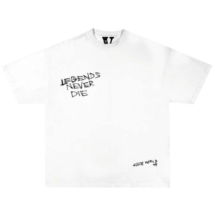 Buy Vlone x Juice WRLD Legends Never Die T-Shirt 'White