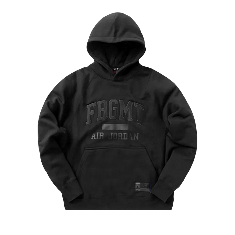 Air Jordan X Fragment Pullover Hoodie Black Reflective Silver Culture Circle