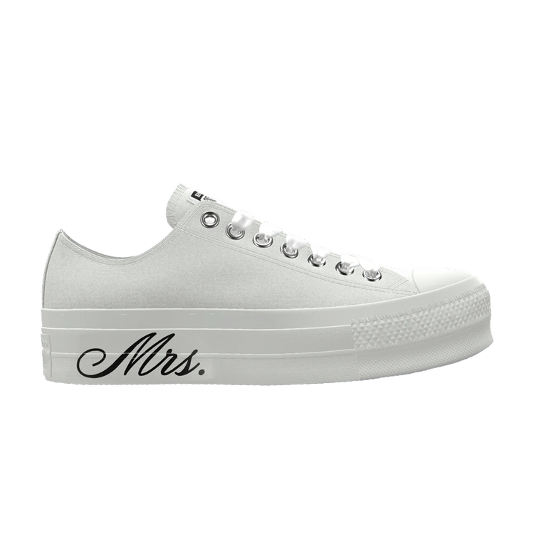 Chuck Taylor All Star Lift Platform Low 'Wedding' By You