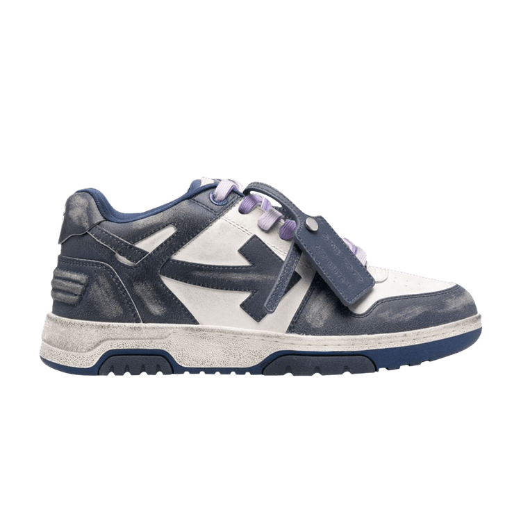 Buy Off-White Out of Office Vintage Leather 'Navy Blue