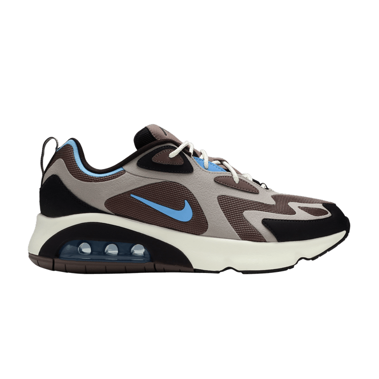 air max 200 blue and black