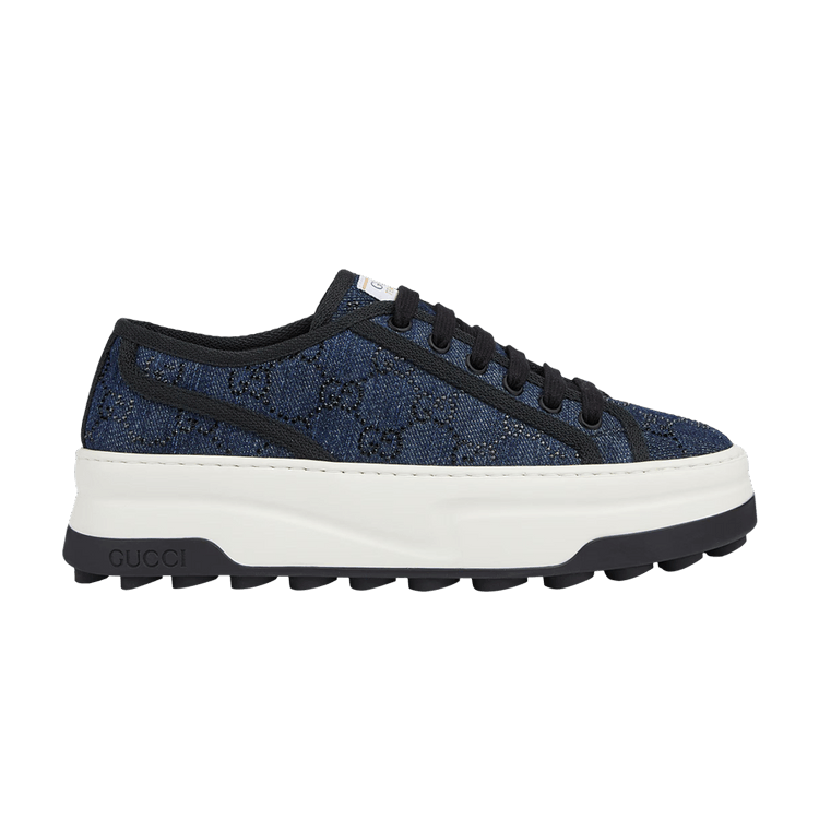 Buy Gucci Wmns Tennis 1977 Low 'Denim Crystals' - 772879