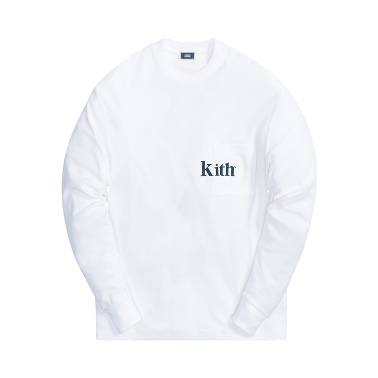 Buy Kith Long-Sleeve Quinn Tee 'White' - KH3994 101 | GOAT