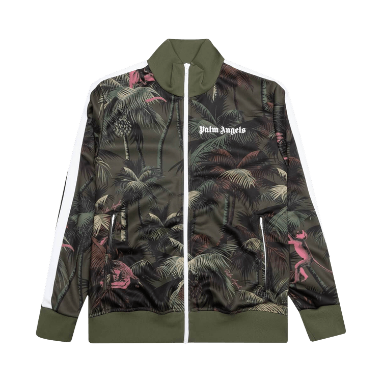Palm Angels Jungle Classic Track Jacket Green Culture Circle