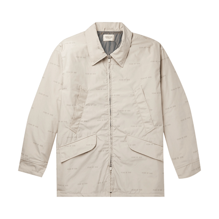 Buy Fear of God All Over Print Nylon Field Jacket 'Bone' - 6H19