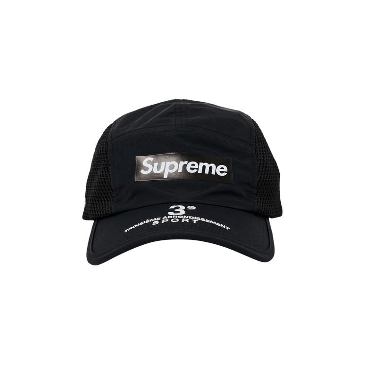 Supreme Mesh Side Panel Camp Cap SS24 Black - SS24 - US
