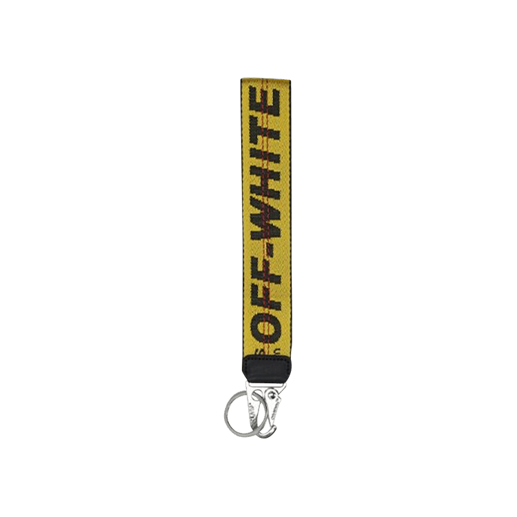 Buy Off-White Classic Industrial Key Holder 'Yellow/Black' -  OMZG051R21FAB0011810 | GOAT