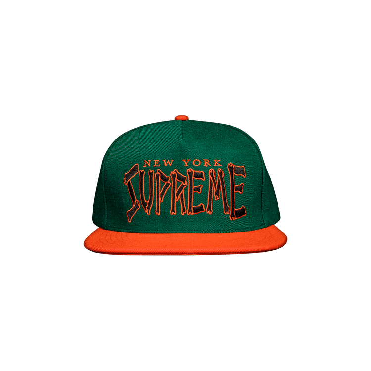 Buy Supreme Bones Logo 5-Panel 'Green' - SS21H64 GREEN | GOAT