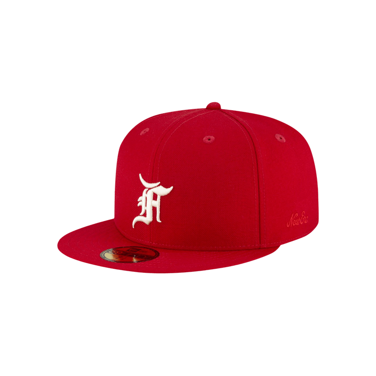 Buy Fear of God Essentials x New Era Fitted Cap 'Red/White