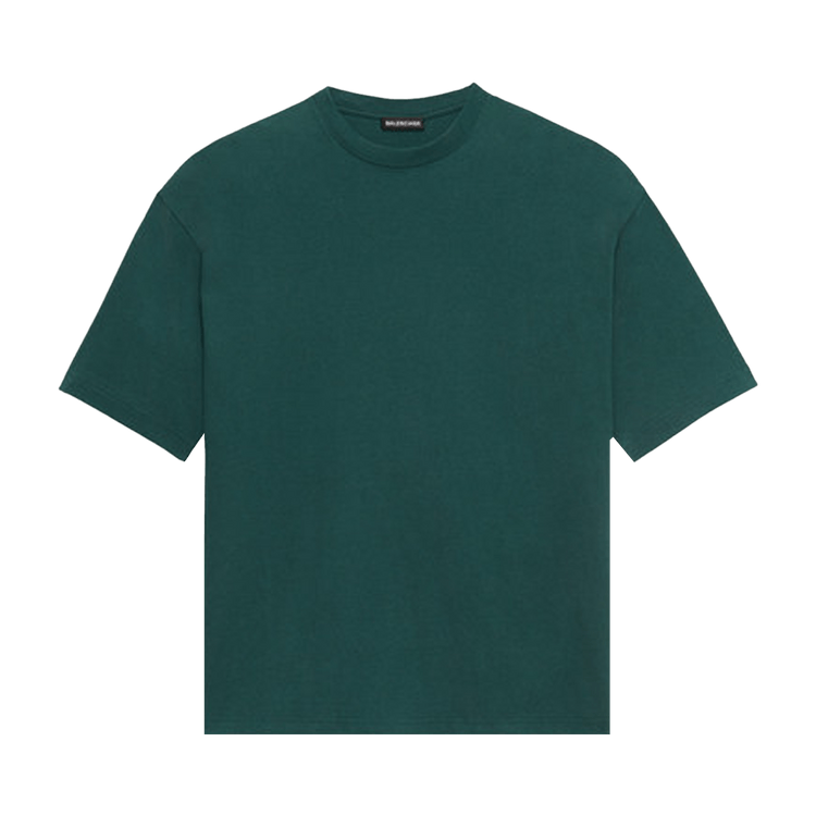 Buy Balenciaga Regular T-Shirt 'Cypress Green' - 570805 THV80 3230