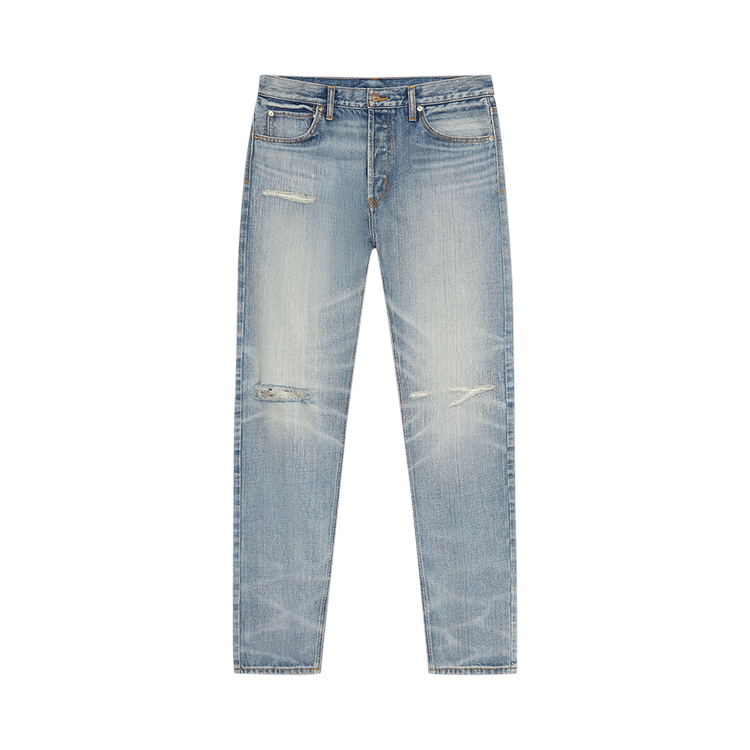 Buy Fear of God Essentials Jeans 'Light Indigo' - 0130 45421