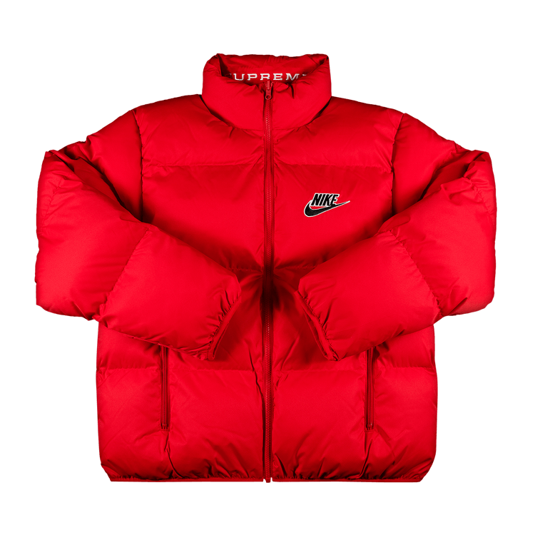 nike supreme puffer coat