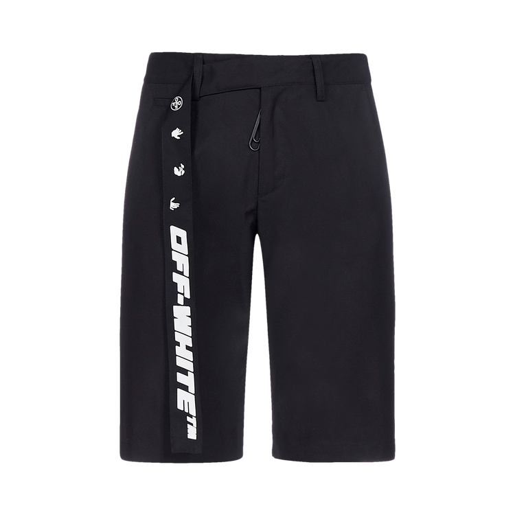 Buy Off-White Industrial Belt Chino Shorts 'Black/White