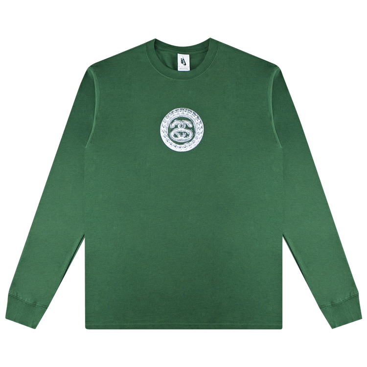 Buy Nike x Stussy SS Link Long-Sleeve Tee 'Gorge Green Buy Nike x Stussy SS Link Long-Sleeve Tee 'Gorge Green
