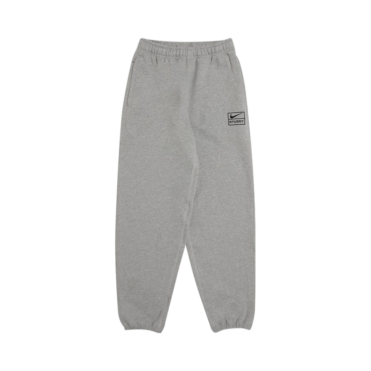 Nike x stussy nrg br fleece pant gray online