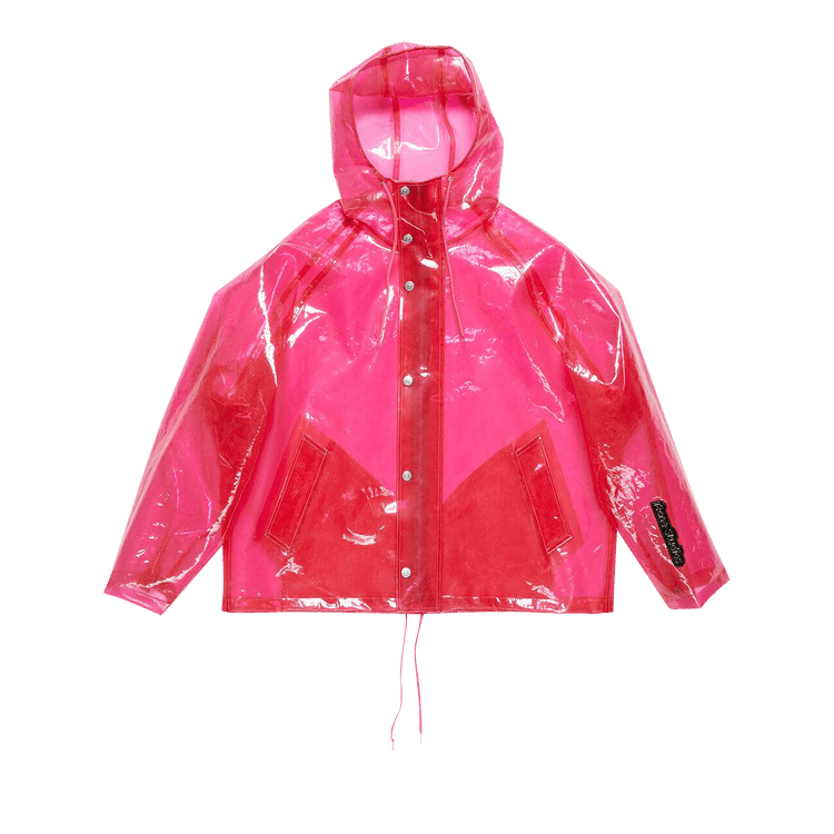 Pink transparent jacket on sale