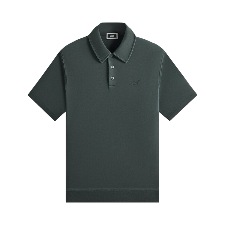 Kith Crystal Washed Graham Polo Chalk Men's - SS22 - US