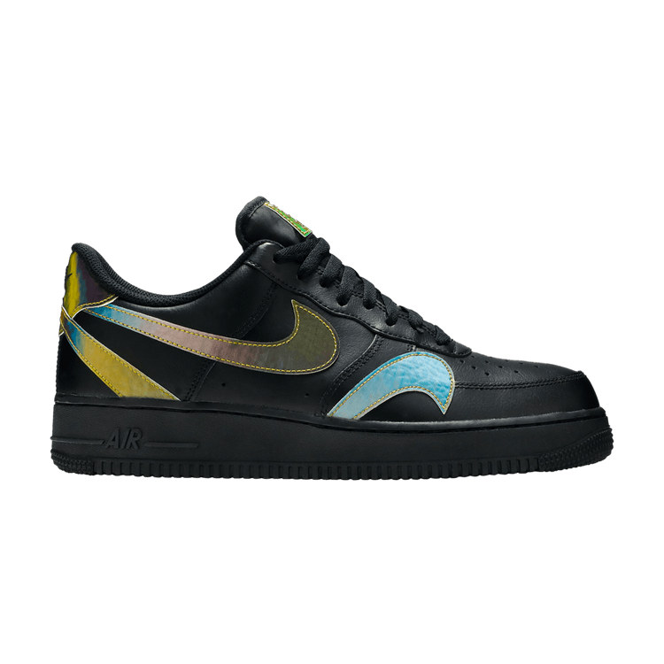 Black air force 1 yellow swoosh 2025