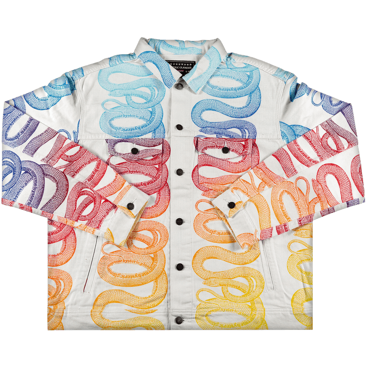 Buy Supreme x Hysteric Glamour Snake Denim Trucker Jacket