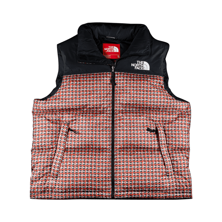 Buy Supreme x The North Face Studded Nuptse Vest 'Red' - SS21J7 RED | GOAT