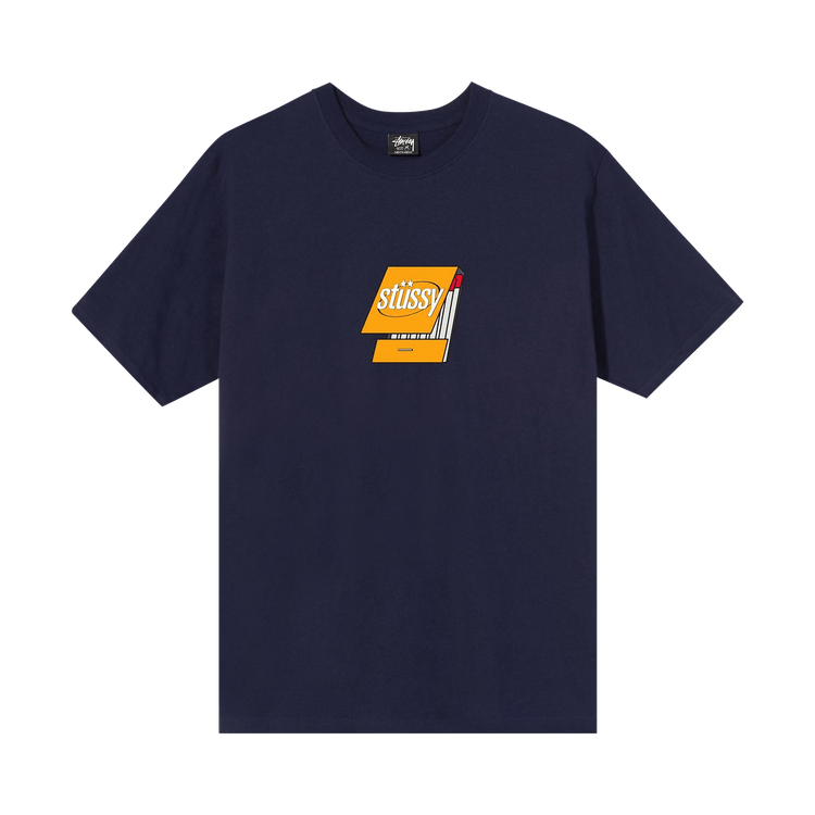 Buy Stussy Matchbook Tee 'Navy' - 1904660 NAVY | GOAT