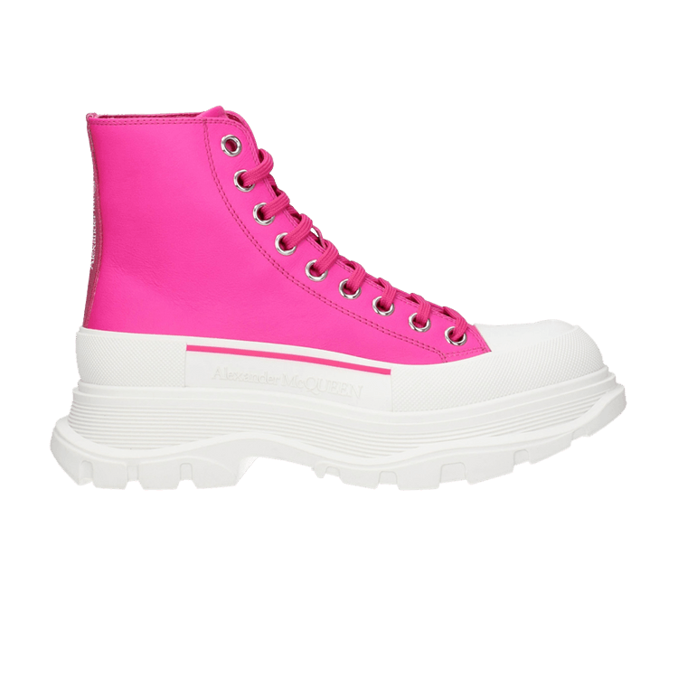 Alexander McQueen Wmns Tread Slick Boot 'Fuchsia'
