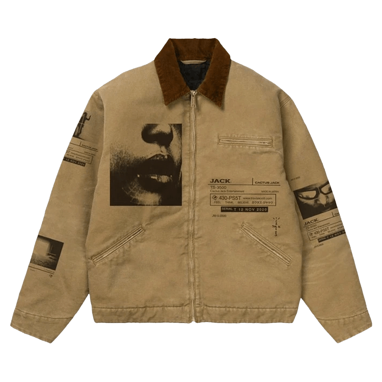 Buy Cactus Jack by Travis Scott x PlayStation System Work Jacket 'Tan' -  1945 1FW200308SWJ TAN | GOAT