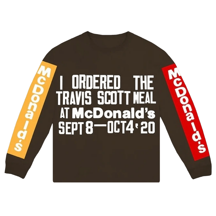 Buy Cactus Jack by Travis Scott x Cactus Plant Flea Market Souvenir Long Sleeve T Shirt Brown CJMD LS169 BROW GOAT