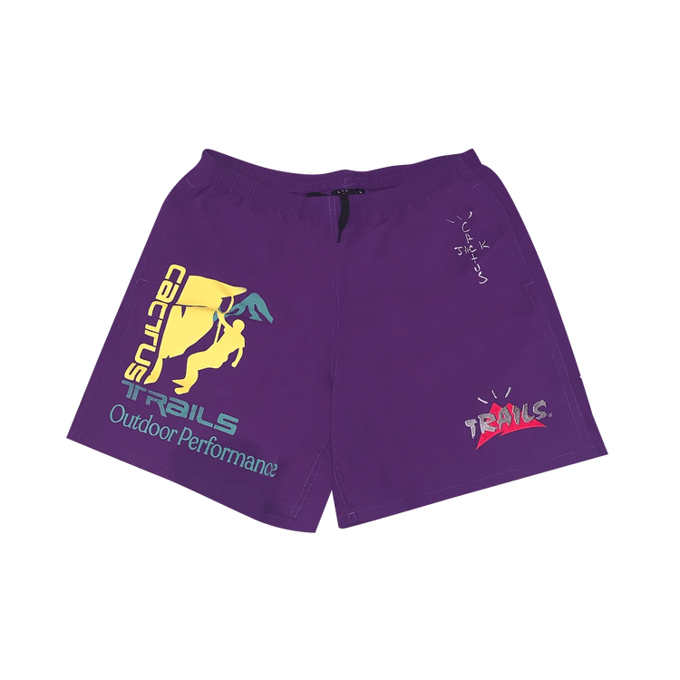 Buy Cactus Jack by Travis Scott Climb Shorts 'Purple' - CJNT PS18