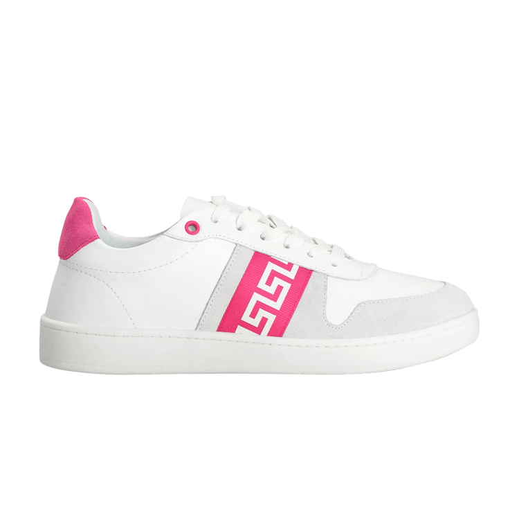 Buy Versace Wmns La Greca Sneaker 'White Pink' - 1012657