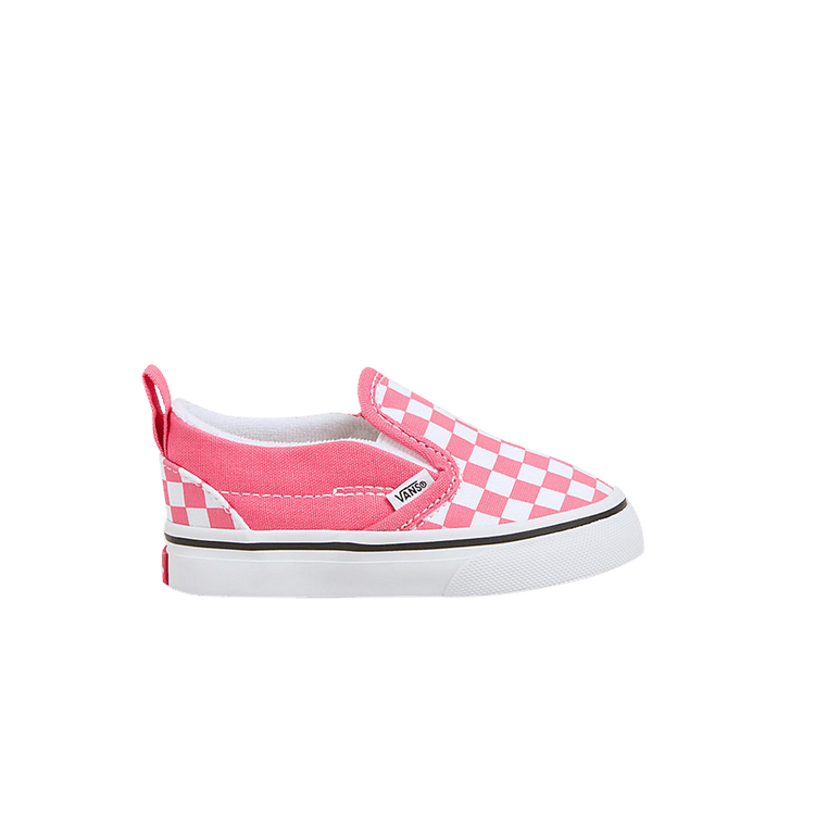 Slip-On V Toddler 'Checkerboard - Honeysuckle'