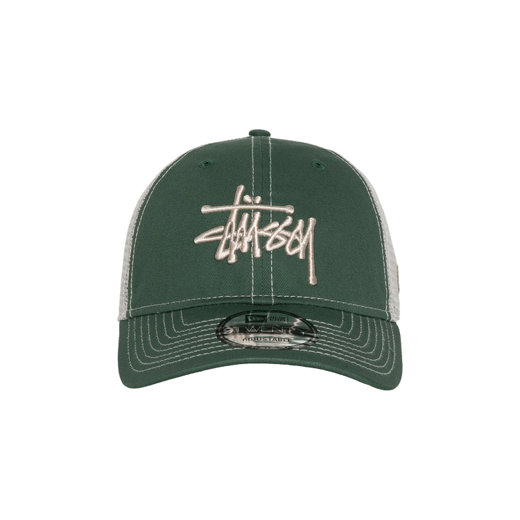 Buy Stussy New Era 9Twenty Basic Trucker 'Green' - 1311126 Buy Stussy New Era 9Twenty Basic Trucker 'Green' - 1311126