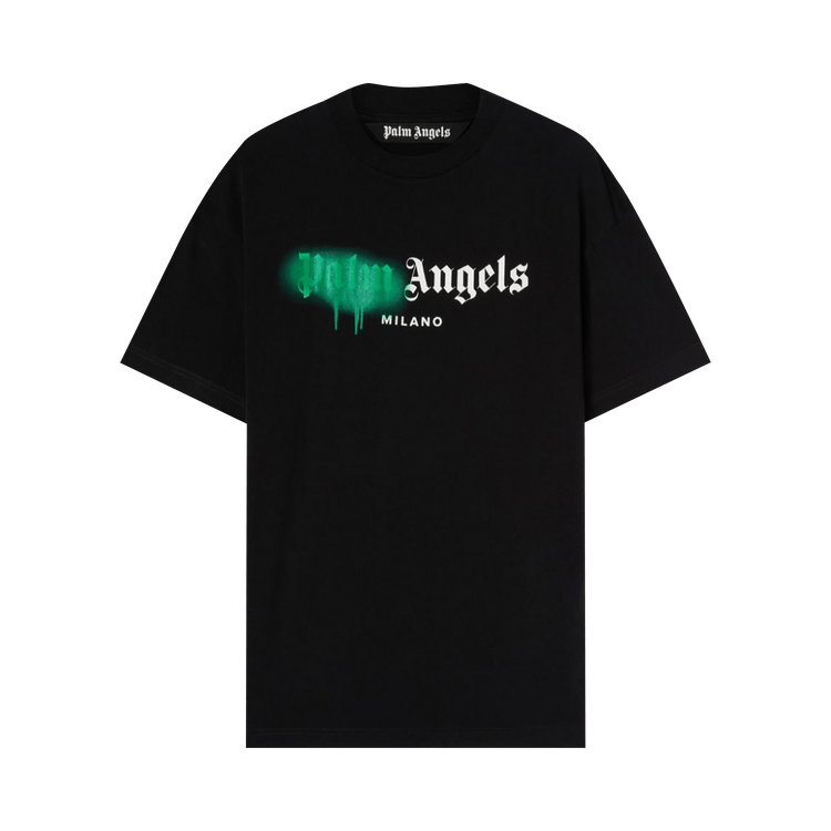 Palm Angels T-shirt Verde Con Logo Per Bambini PBAA002S26JER001/080
