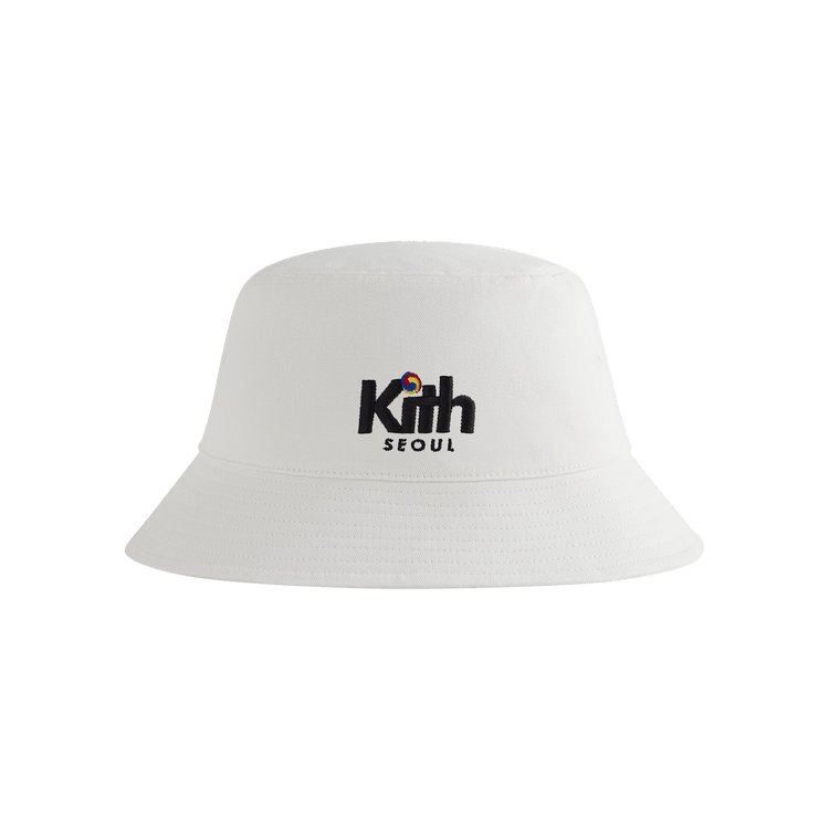 Buy Kith Seoul Dawson Bucket Hat 'White' - KHM050662 101 | GOAT
