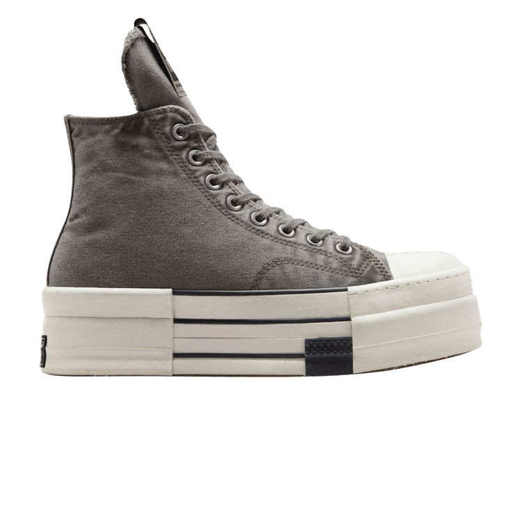 Rick Owens x DRKSHDW DBL DRKSTAR Chuck 70 High 'Washed Canvas Pack - Concrete'