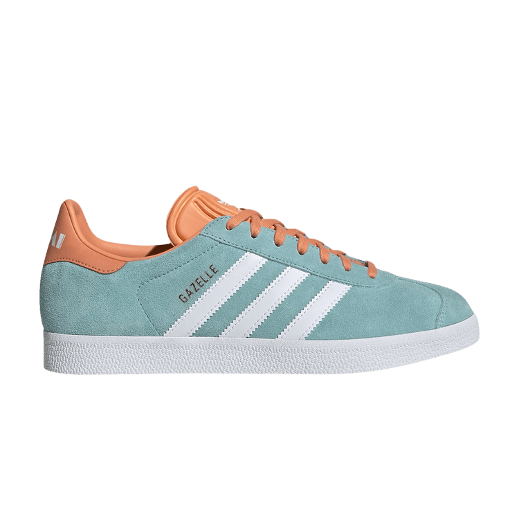 adidas gazelle silver green womens adidas Gazelle 'Collegiate Green Hazy Sky'  Dawntown