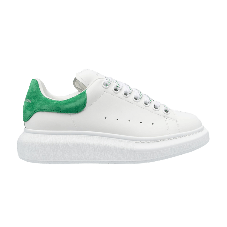 Alexander Mcqueen Wmns Oversized Sneaker White Bright Green Culture Circle
