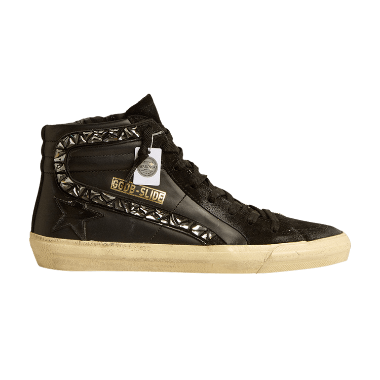 Buy Swarovski x Golden Goose Wmns Slide Sneaker Black Flash GWF00115 F005159 90100 GOAT