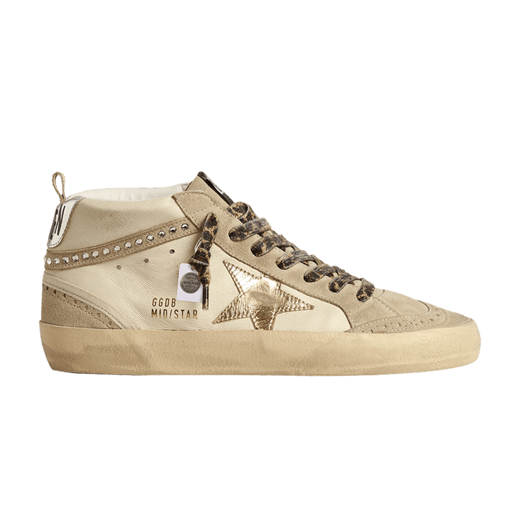 Buy Swarovski x Golden Goose Wmns Mid Star 'Beige Leopard