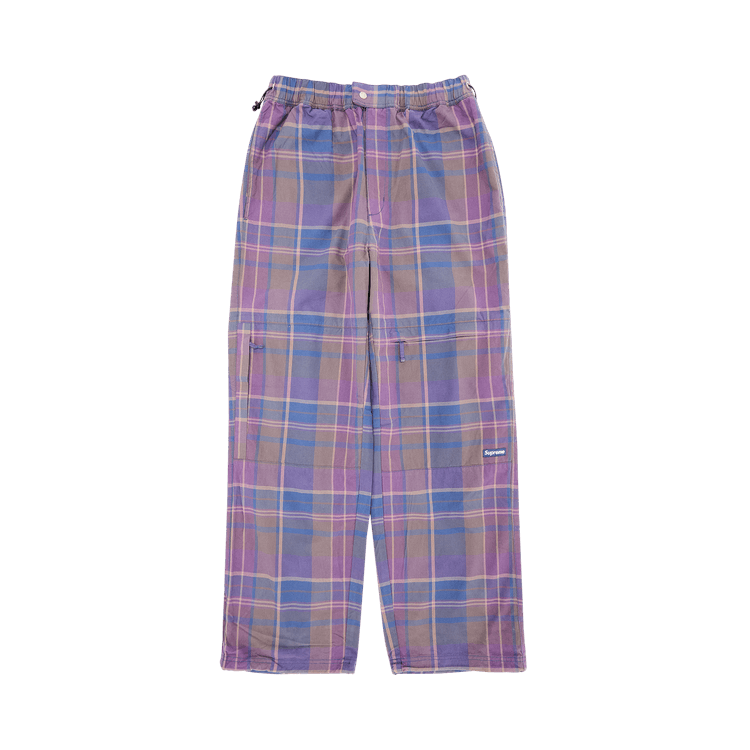 Supreme Cotton Cinch Pant Plaid Size Small Brand New | eBay