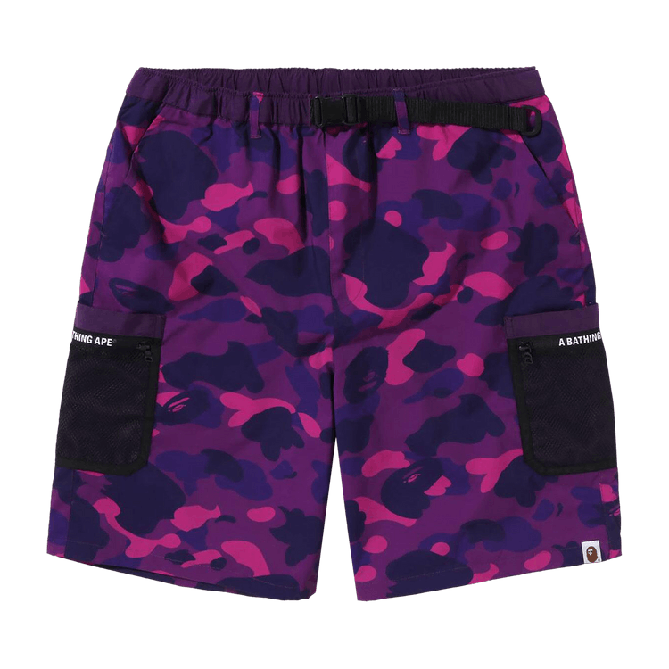 Bape purple camo shorts shop