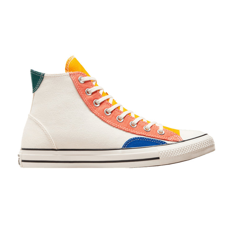 Chuck Taylor All Star High 'Patchwork - Egret Yellow Blue'