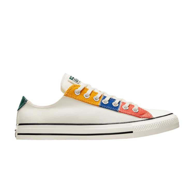 Chuck Taylor All Star Low 'Patchwork - Egret Yellow Blue'