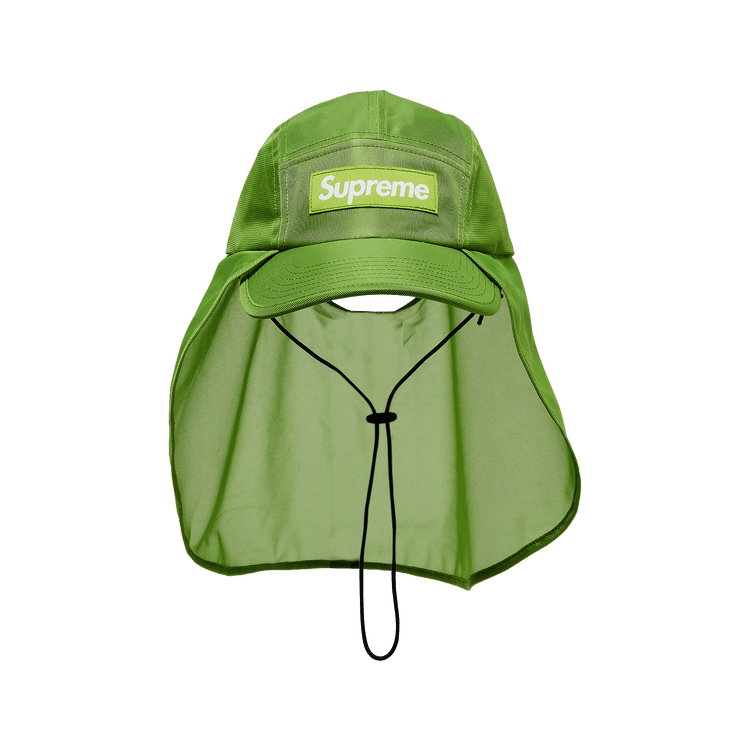 Buy Supreme Mesh Sunshield Camp Cap 'Lime' - SS24H58 LIME | GOAT