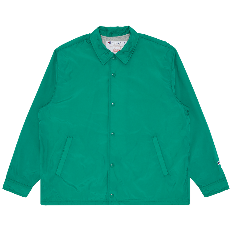 Buy Supreme x Champion Coaches Jacket 'Green' - SS24J64