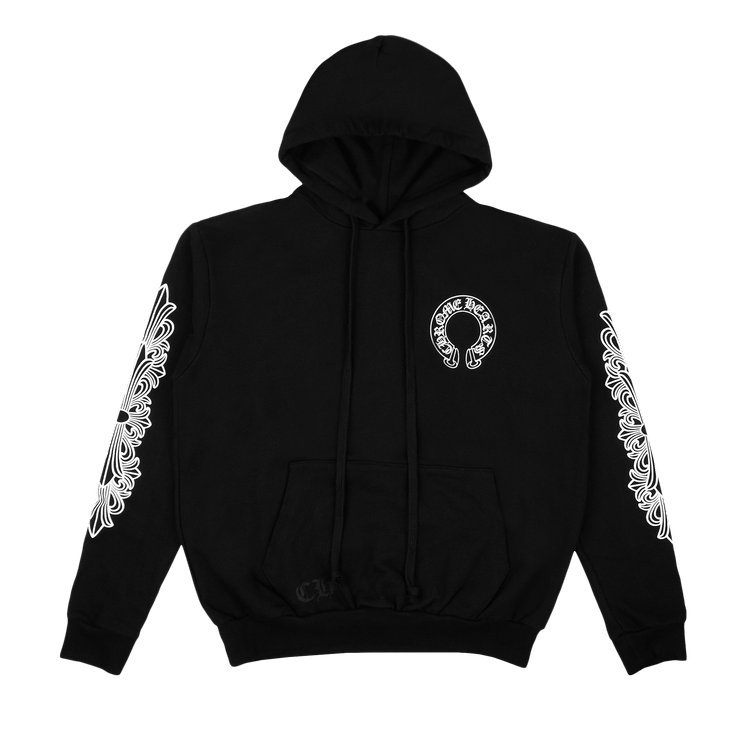 専門ショップ Logo Horseshoe Hearts Chrome Crewneck 'Black Sweatshirt トップス