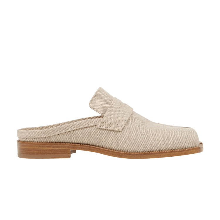 Buy Maison Margiela Wmns Tabi City Loafer Mule 'Khaki Linen