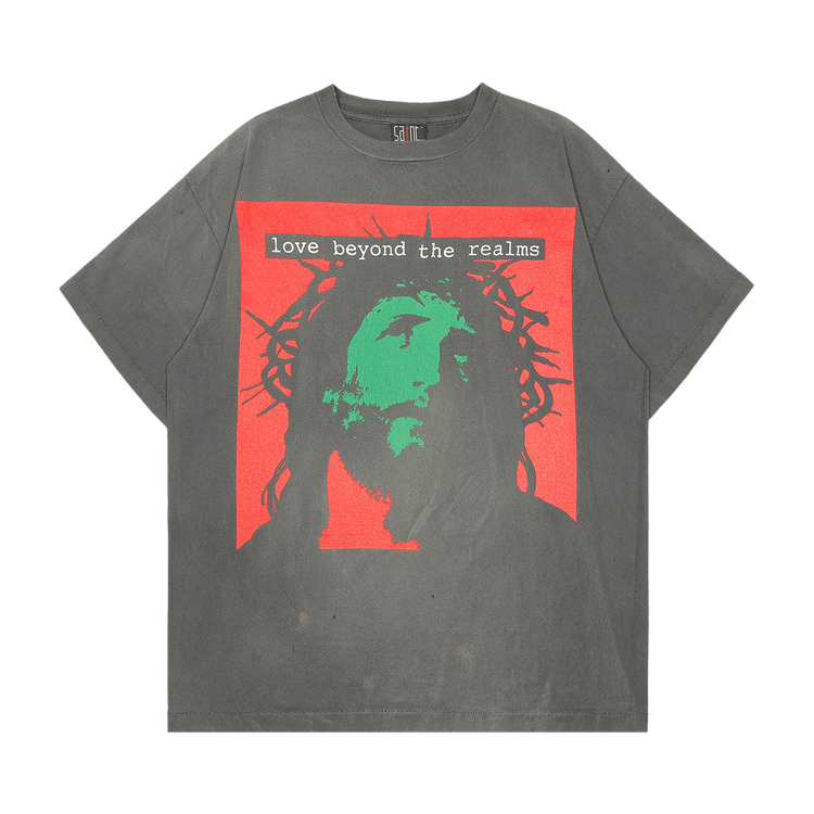 Buy SAINT Mxxxxxx Love Beyond Tee 'Black' - SM YS8 0000 C23 | GOAT AU