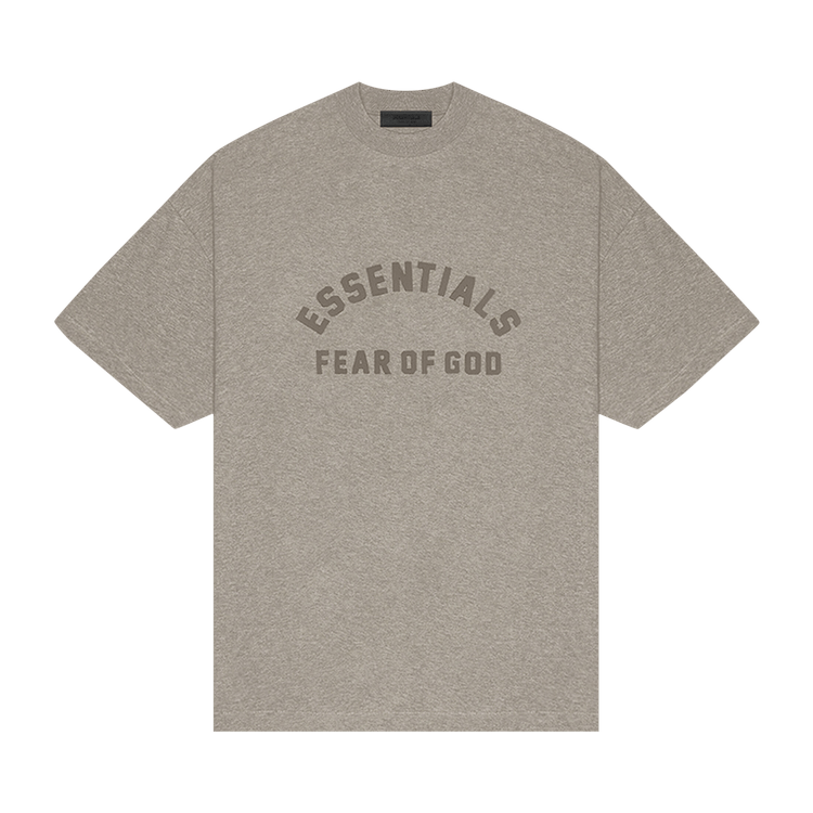 Buy Fear of God Essentials Heavy T-Shirt 'Heather Grey' - 0125