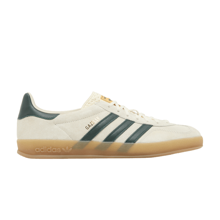 mens white leather gazelles